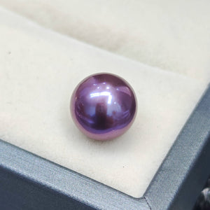 4A One Piece Natural Edison Freshwater Purple Pearls