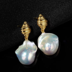 S925 Sterling Silver Textured Gold Earring Setting