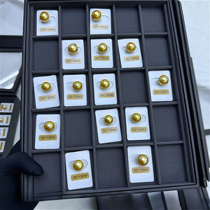 5A 11–18mm Deep Golden South Sea Pearl, Undrilled Philippine Bead