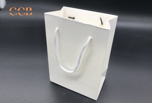 20pc Bulk Wholesale Paper Gift Bags | Custom Logo Jewelry Handbag Tote | Retail Packaging Supplier