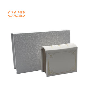 White Book Shape Jewelry Box