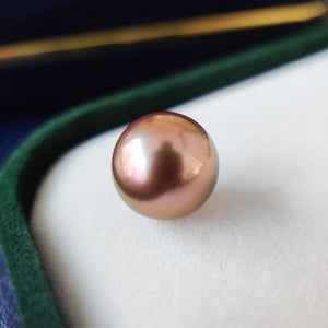 4A One Piece Natural Edison Freshwater Purple Pearls