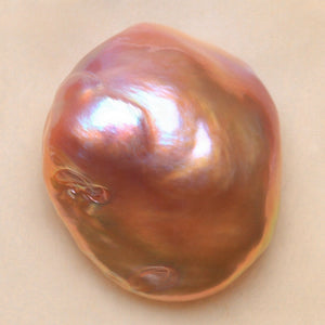4A 14–17mm Purple Baroque Freshwater Pearl, Undrilled Loose Bead
