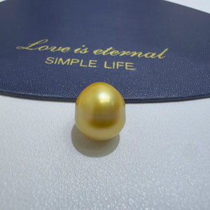 3A Baroque South Sea Gold Pearl 9–14mm Loose Single Bead