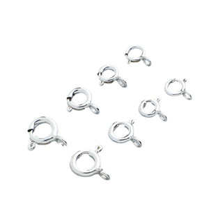 S925 Sterling Silver Spring Buckle for Bracelet & Necklace DIY