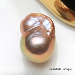 5A Lavender Pink Baroque Freshwater Pearl 8–9mm Undrilled