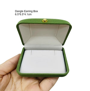 Grass Green Velvet Jewelry Box Set
