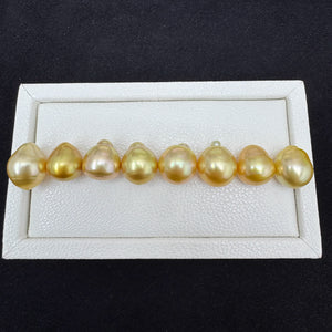 3A Baroque South Sea Gold Pearl 9–14mm Loose Single Bead