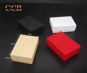 10pcs Multi-Size, Multi-Color Kraft Paper Jewelry Boxes Rosary Boxes Bracelet Boxes Pendant Boxes