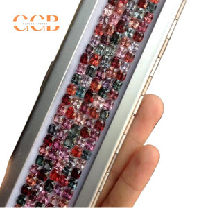 Rectangular glass top loose stone display case