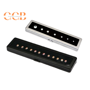 Rectangular glass top loose stone display case