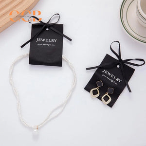 10pcs Fabric Jewelry Display Cards, Jewelry Holder