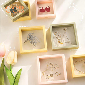 10pcs Purple Floating Jewelry Display Box