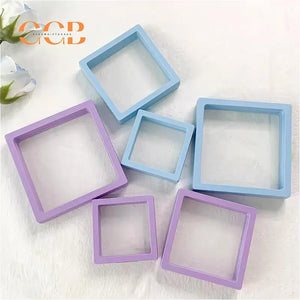 10pcs Pink Floating Jewelry Display Box