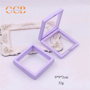 10pcs Purple Floating Jewelry Display Box