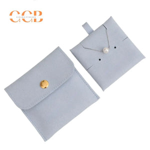 10pcs blue Microfiber Set Jewelry Pouches