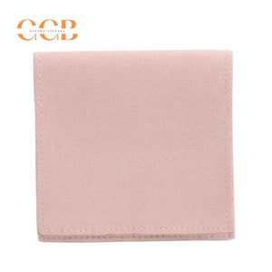 10pcs Pink Microfiber Jewelry Pouches