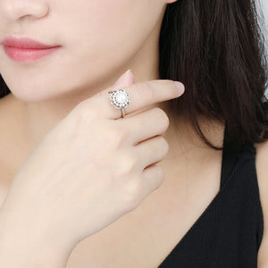 Vintage look pearl ring setting