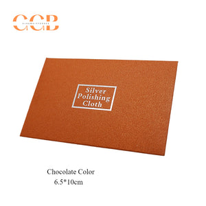200 pcs 6.5x10cm pearl paper silver polishing cloth for jewelry cleaning
