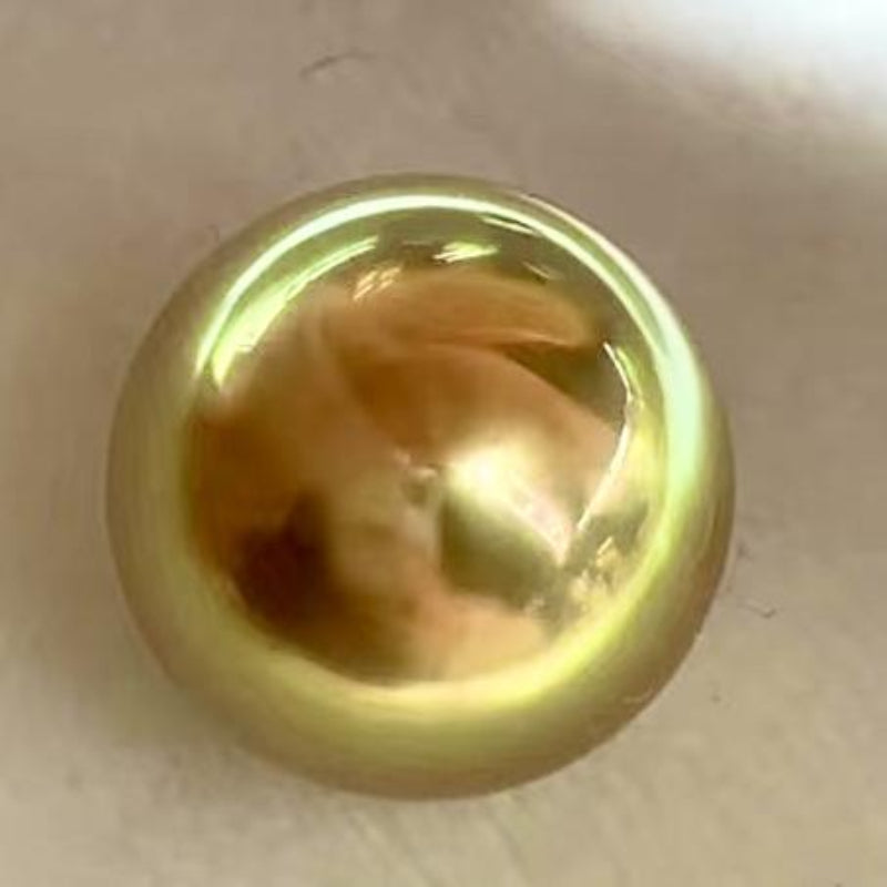 5A 11–18mm Deep Golden South Sea Pearl, Undrilled Philippine Bead
