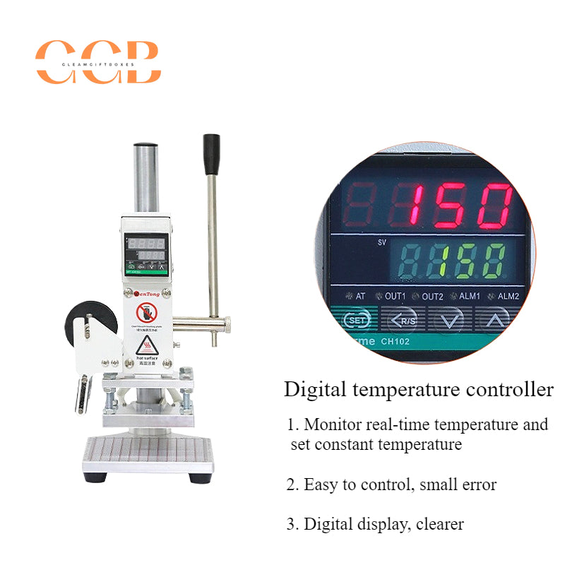 Desktop manual hot stamping machine