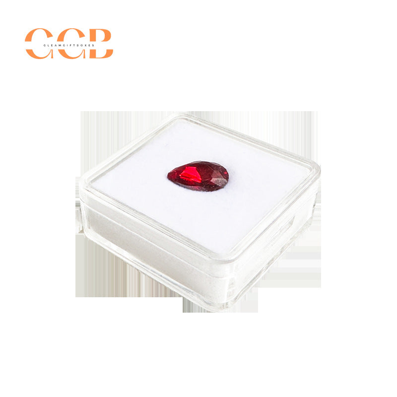 20pcs Plastic Transparent Jewelry Display Box