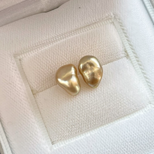4A 4-12mm Golden South Sea Keshi Pearl, Natural Saltwater Loose Pearl with Strong Luster, Undrilled Half Drilled 1mm or Fully Drilled 0.7mm