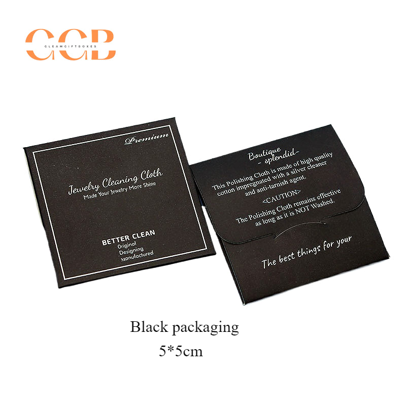 5x5cm small silver polishing cloth for jewelry cleaning