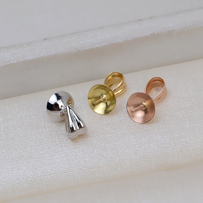 AU750 simple pendant setting for 6mm pearl