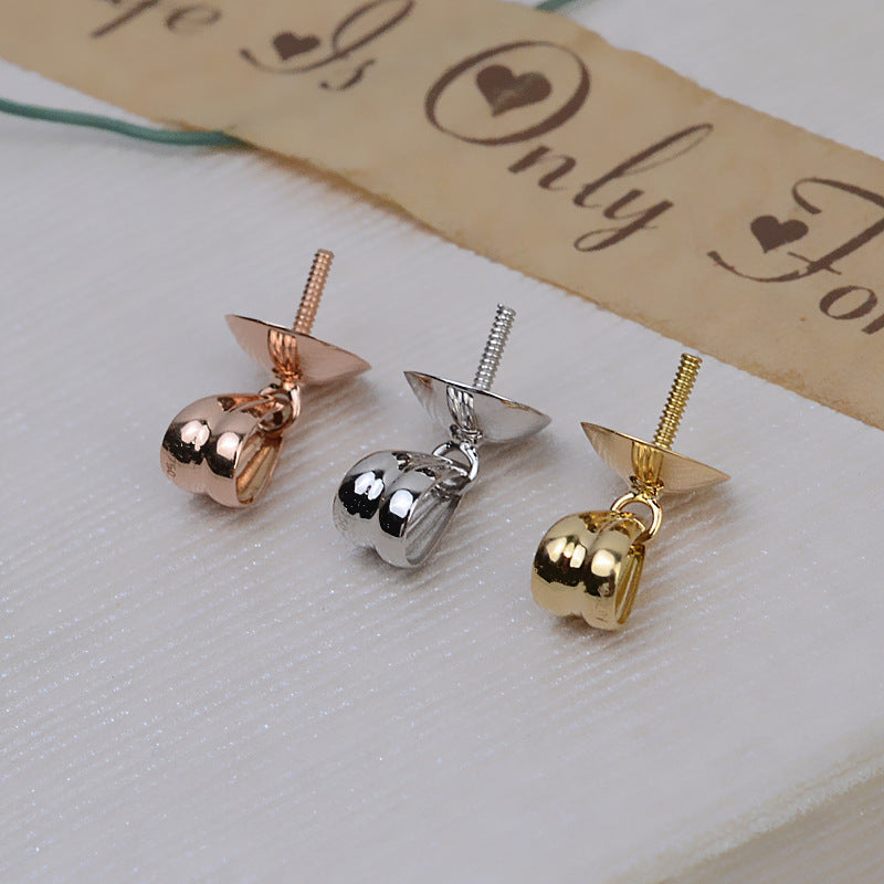 AU750 simple pendant setting for 6mm pearl