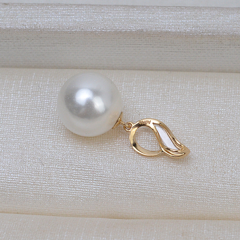 AU750 shell pearl pendant setting