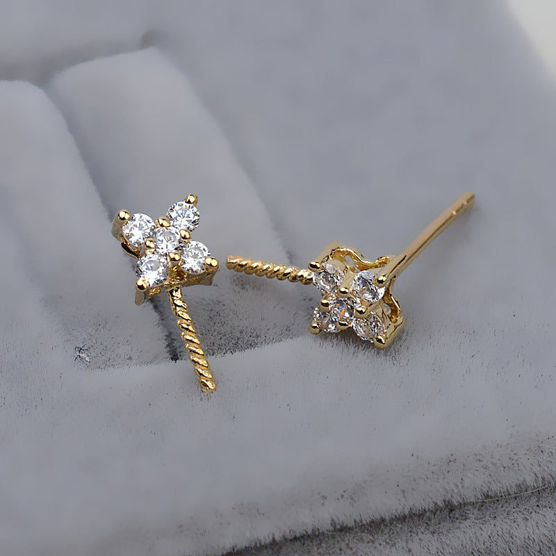 AU750 earrings setting for 8-12mm pearl