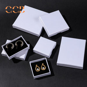 10pcs Ultra-Thin Wholesale Jewelry Gift Boxes, Multi-Color Packaging for Necklace, Earrings, Ring and Bracelet