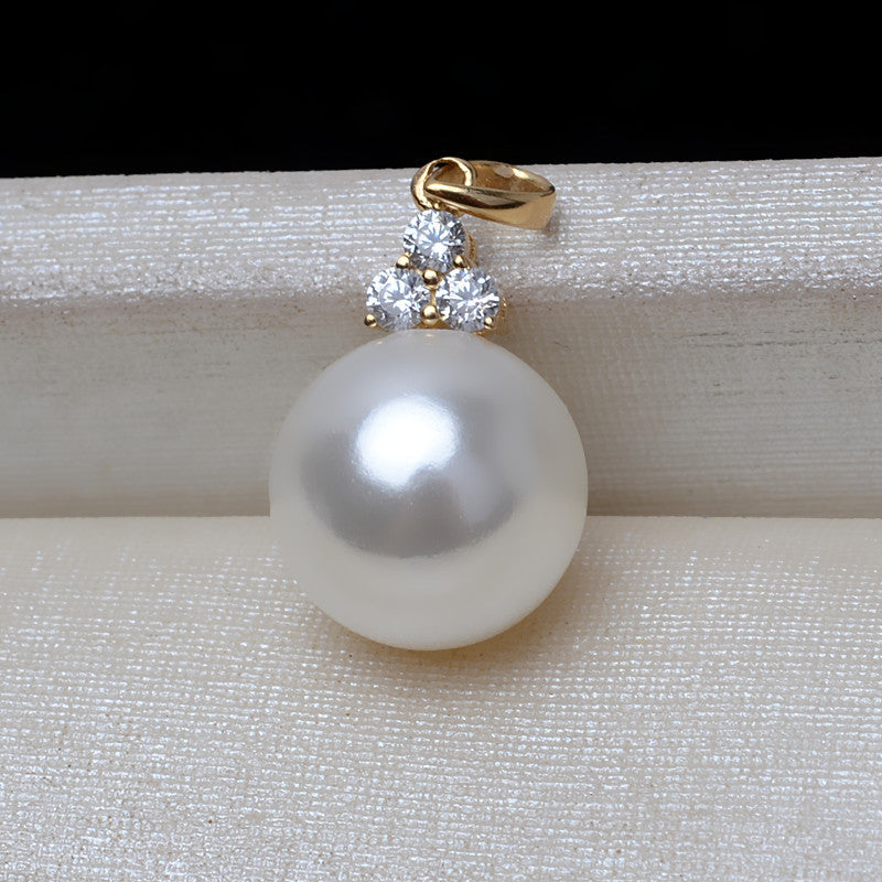 AU750 gold simple pendant setting