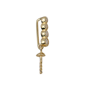 AU750 pearl pendant setting for 7-13mm pearl