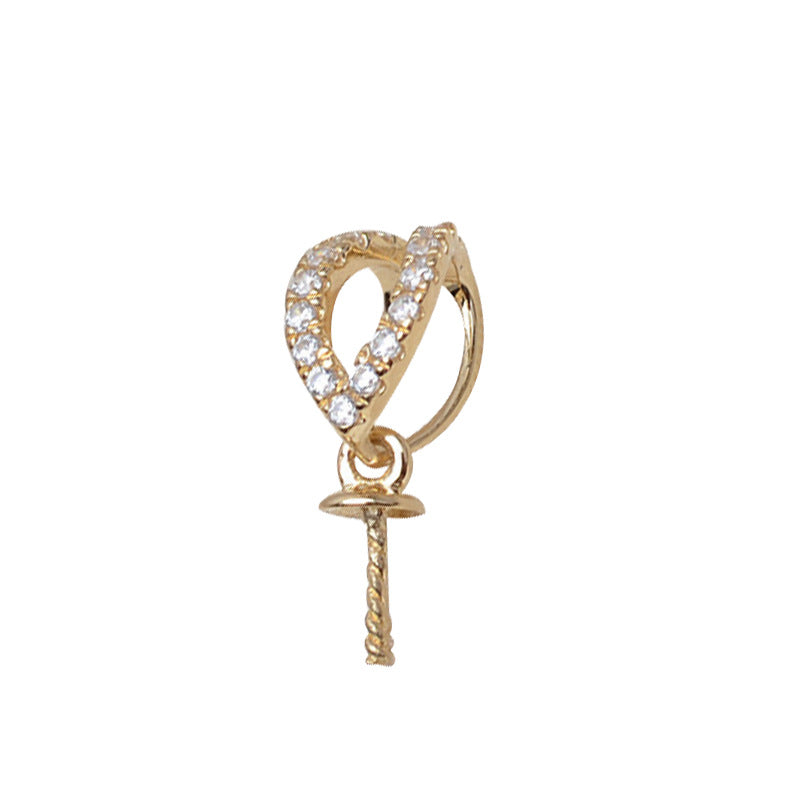 AU750 Gold pearl pendant for 7-10mm pearl