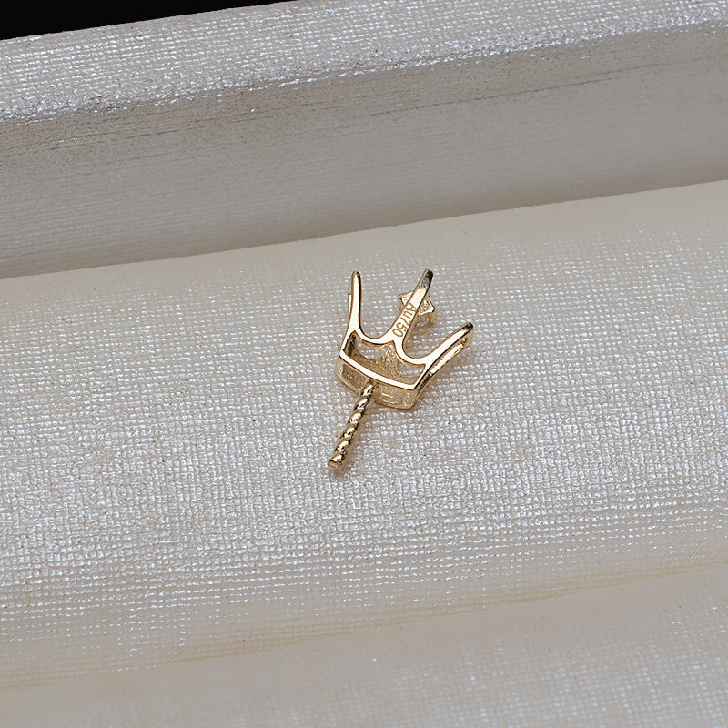 1pc 18k gold pendant setting