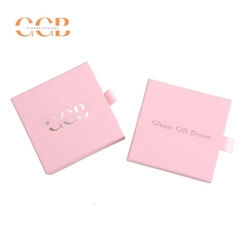 50Pcs Pink Custom Jewelry Drawer Boxes