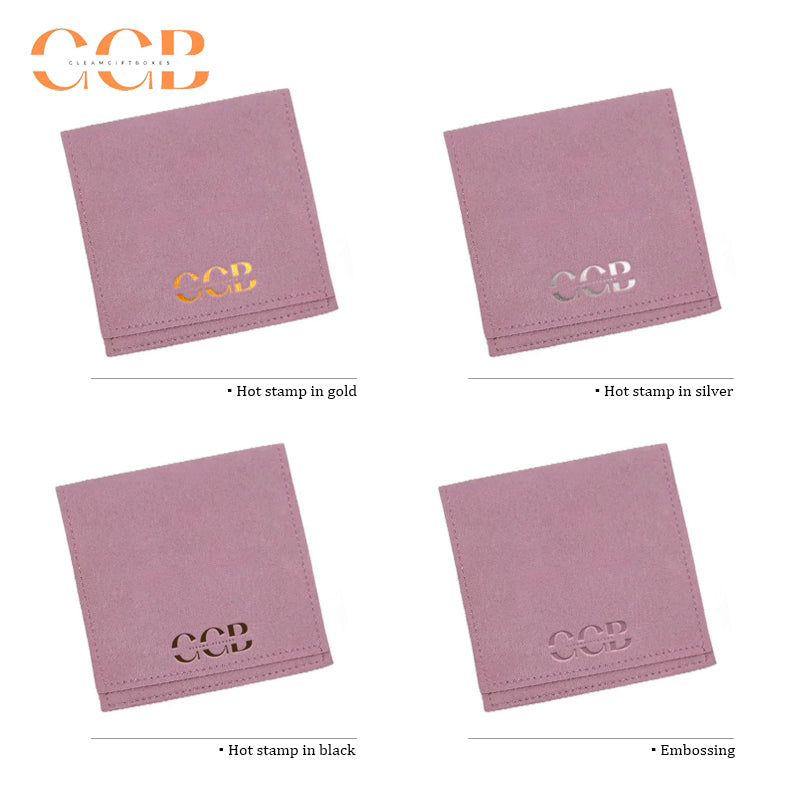 10pcs purple Microfiber Jewelry Pouches