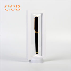 10pcs long clear PE film floating display box transparent plastic packaging case for watch bracelet pen jewelry retail showcase storage