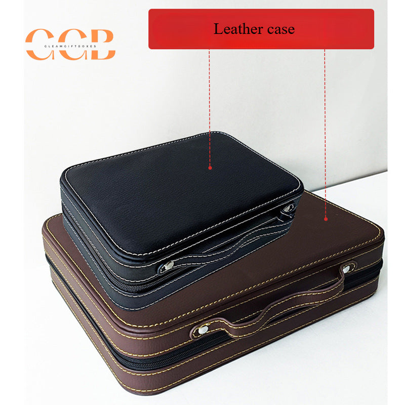 Gemstone Storage Sample Display Box with Loose Stone Organizer