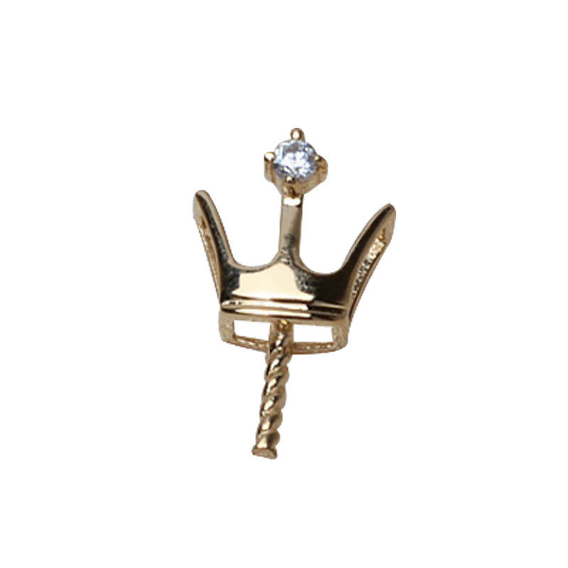 1pc 18k gold pendant setting