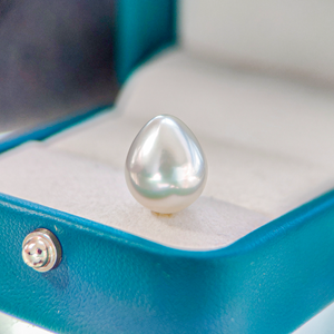 5A 10-14mm Australian White South Sea Drop Pearl, Silky Texture Strong Luster Teardrop Natural Pearl Bead for Pendant Earring Wholesale