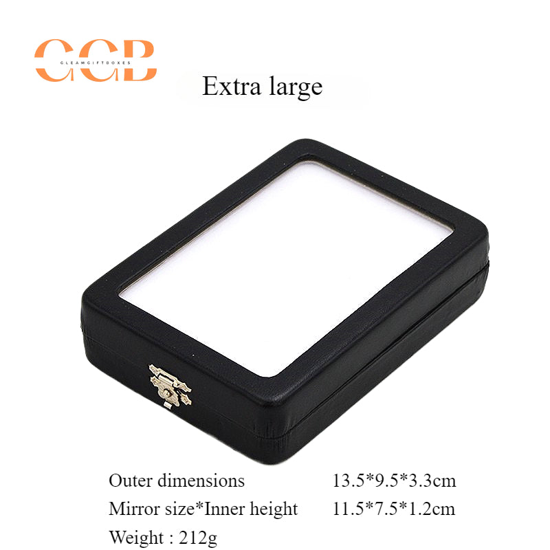10 pcs Luxury PU jewelry metal box