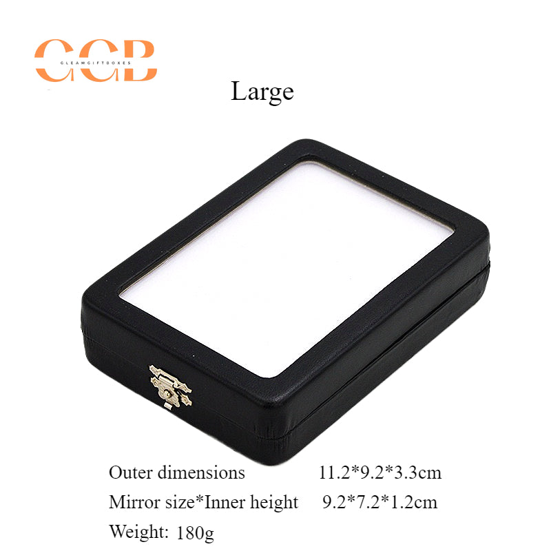 10 pcs Luxury PU jewelry metal box