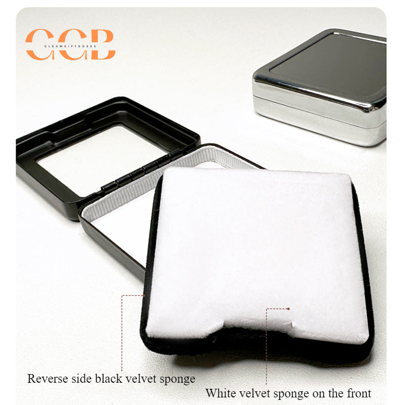 5pcs Loose Stone Display Box Glass Top