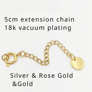 316L Stainless steel 18k vacuum plating extension chain