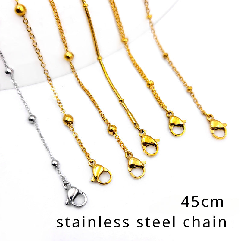 18k gold plated stainless steel chain
