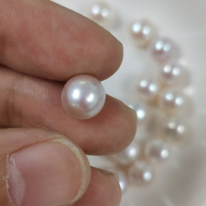 5A 1pc 8.5-9.5mm button pearl