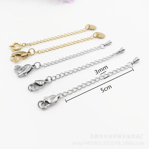316L Stainless steel 18k vacuum plating extension chain